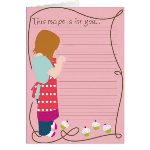 Carte de note de recette
