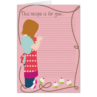 Carte de note de recette