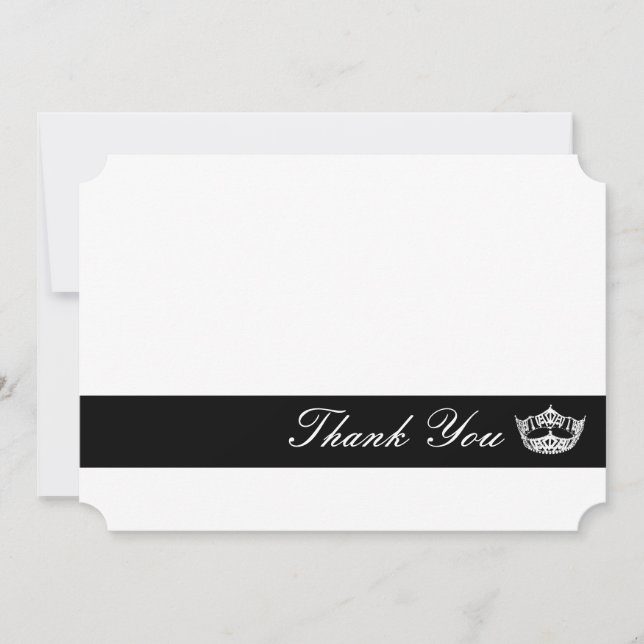 Carte de note de remerciement de la Couronne (Devant)