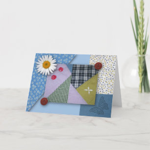 Carte de note de surface composée Patchwork