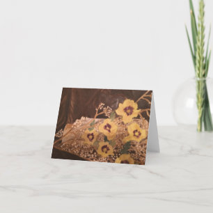 Carte de note de vie fixe vide dans Sarr