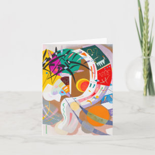 Carte de note dominante de courbe de Kandinsky