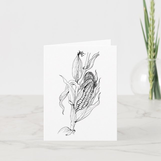 Carte de note du maïs (Devant)