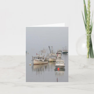 Carte de note du matin Foggy