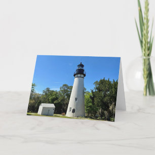 Carte de note du phare d'Amelia Island<Blank Insid