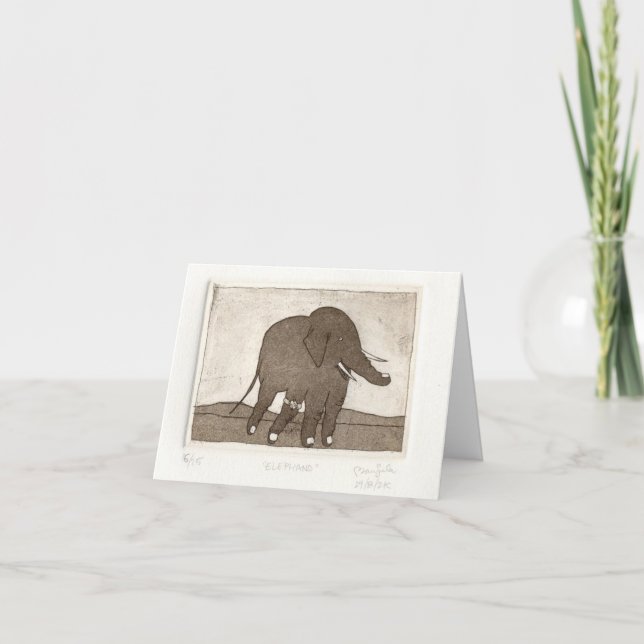 Carte de note ELEPHAND (Devant)