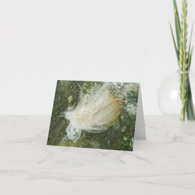 Carte de note en plume minuscule (Devant)