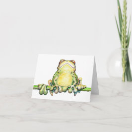 Carte de note fabuleuse de grenouille - 5,6" x 4"