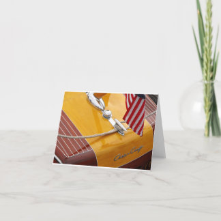 Carte de note faite sur commande de métier de