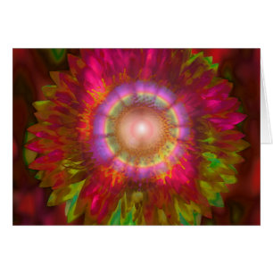 Carte de note Flower Power