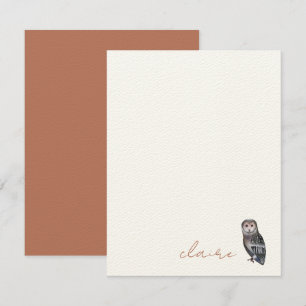 Carte de note Fournitures petites entreprises pers