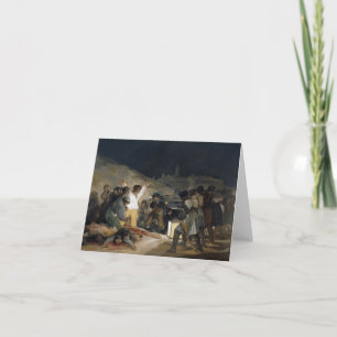 Carte de note Goya du troisième mai
