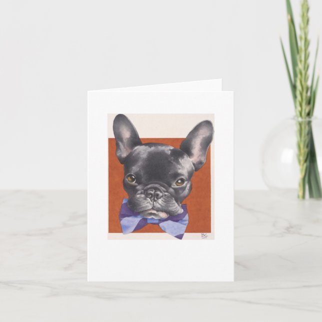 Carte de note "habillé pour le dîner" (Devant)