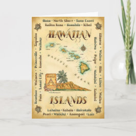 Carte de note Hawaii