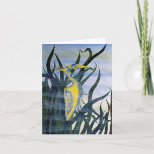 Carte de note Heron in Reeds