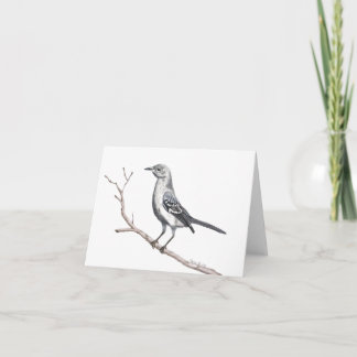 Carte de note inspirante Texas Mockingbird
