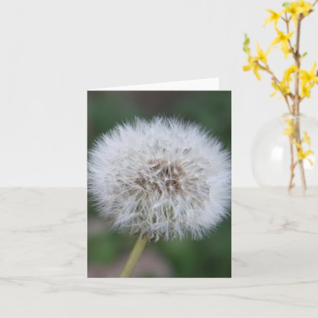 Carte de note Inspiration Dandelion (Fleur jaune)