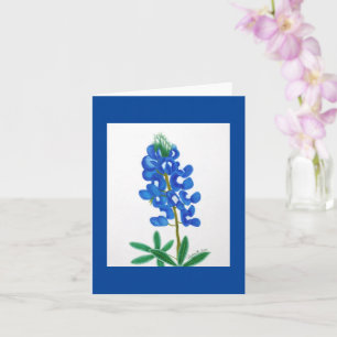 Carte de note Inspirative Lone Star Bluebonnet