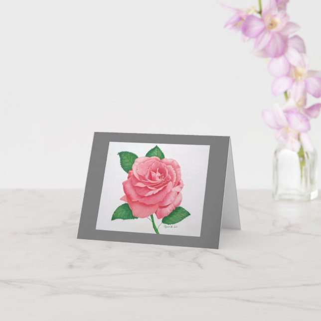 Carte de note Inspirative Pink Passion (Orchidée)