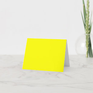 Carte de note jaune