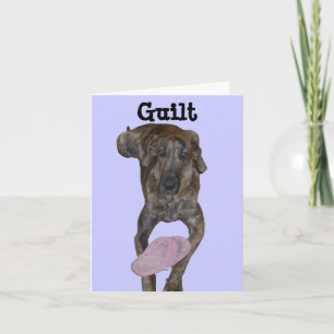 Carte de note "Je suis désolé"