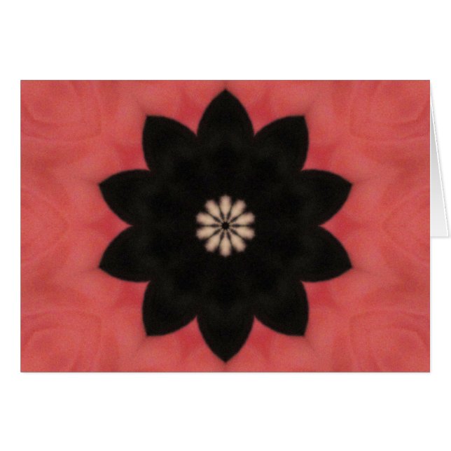 carte de note kaleidoscope (Devant Horizontal)