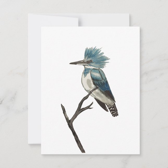 Carte de note Kingfisher Belge (Devant)