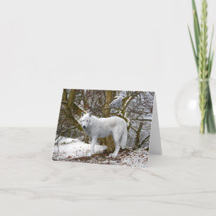 Carte de note "Loup solitaire"