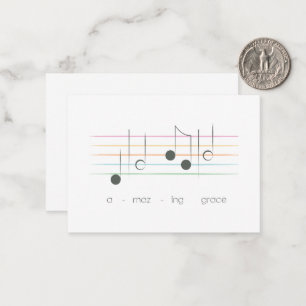 Carte de note minuscule Grace Extraordinaire