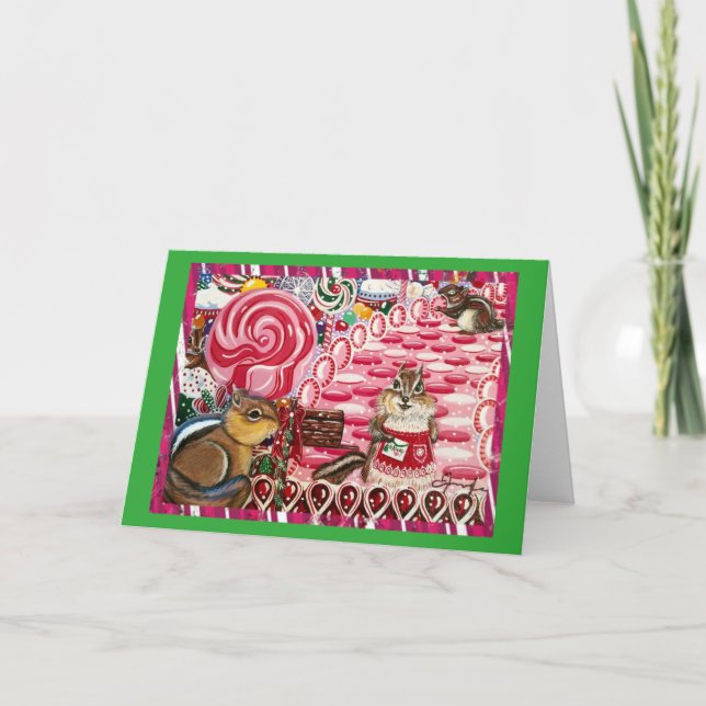 Carte de note Mme Elizabeth de M. Chip Visit (Devant)