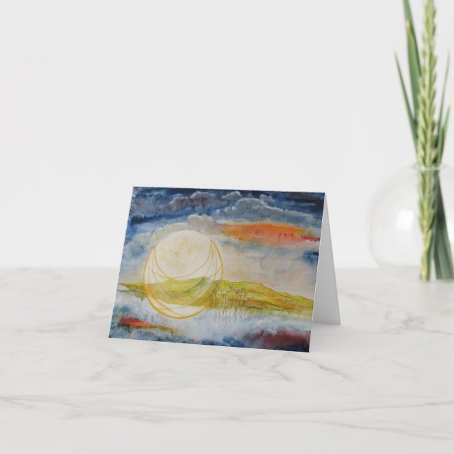 Carte de note "Moon de récolte" (Devant)