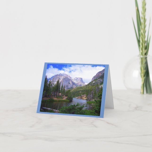 Carte de note Mountain Lake 4"x5.6" (Devant)