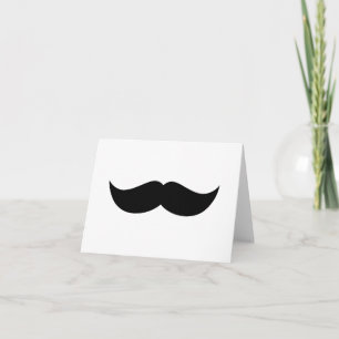Carte de note Moustache