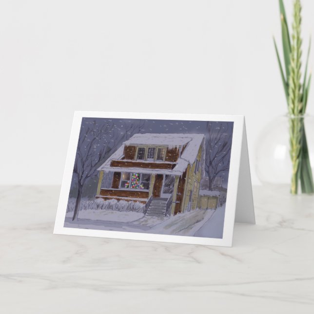 Carte de note Noël à Buffalo (Devant)