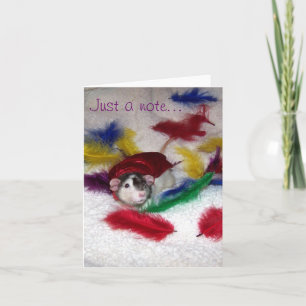 Carte de note Oreo Rat pour animaux