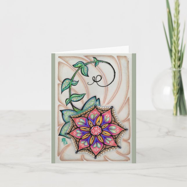 Carte de note originale d'art, enveloppes blanches (Devant)