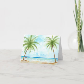 Carte de note Palm Trees