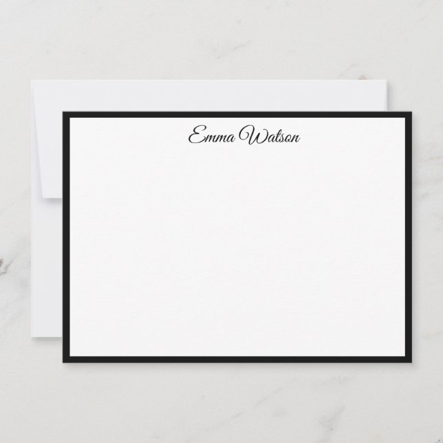 Carte de note personnalisée (Devant)