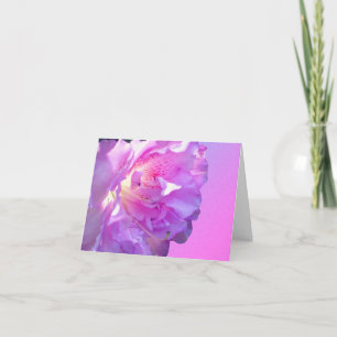 Carte de note personnalisée Pink Azalea