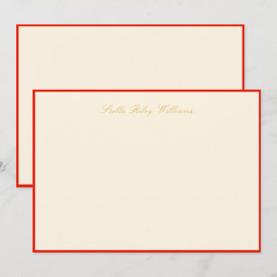 Carte de note plat Park Avenue 5 pouces x 7 pouces