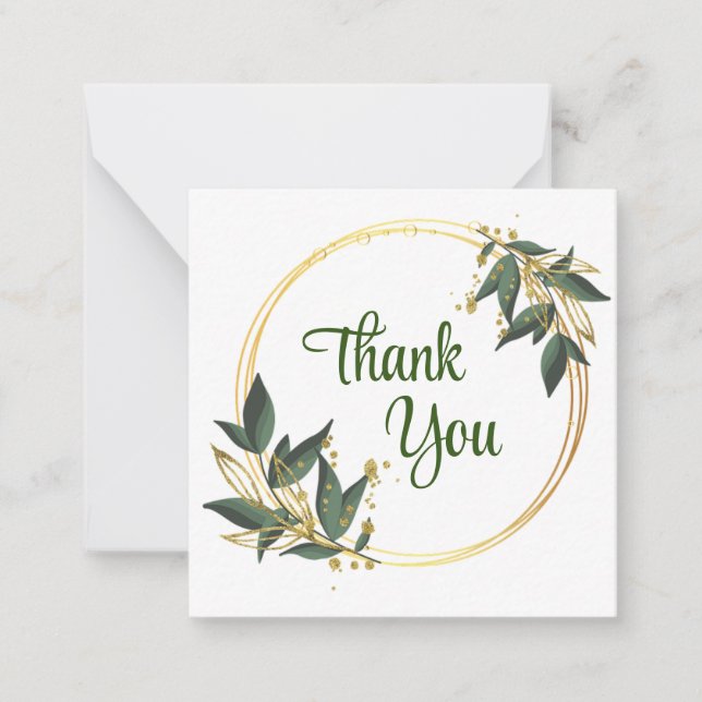 Carte de note plate (Devant)