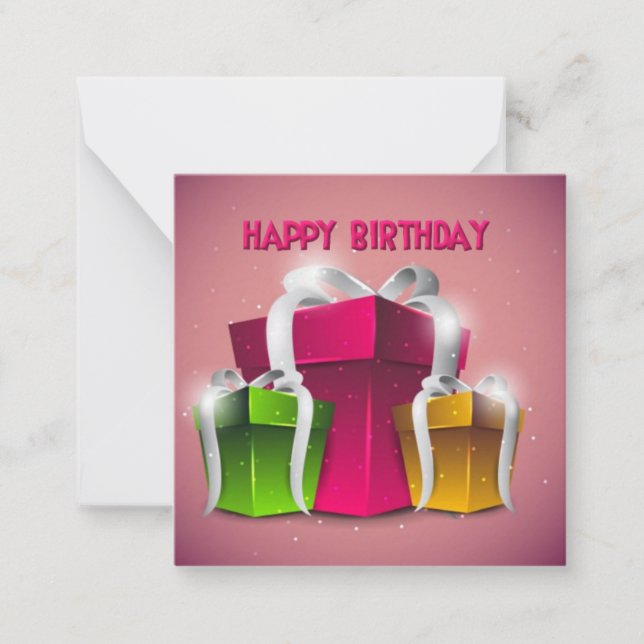 Carte de note plate (Devant)