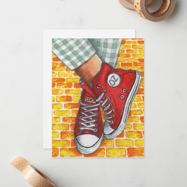 Carte de note plate (Devant/Arrière en situation)