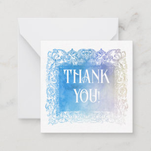 *~* Carte de note plate AP62 Ombre Parties scintil