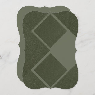 Carte de note plate de l'axe cassé - Diviser obsid