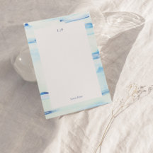 Carte de note plate personnalisée d'art abstrait c