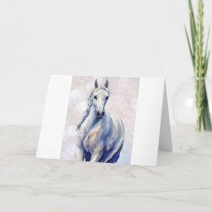 Carte de note pliée Arabian Horse