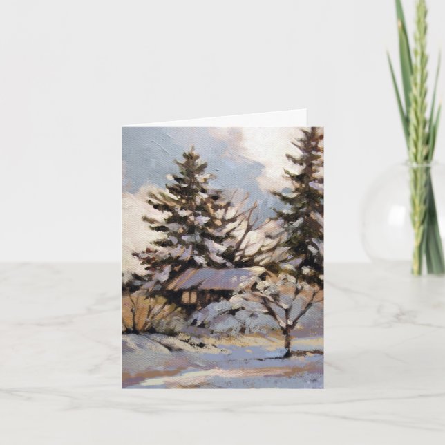 Carte de note pliée classique (Devant)