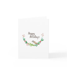 Carte de note pliée du moineau de vacances