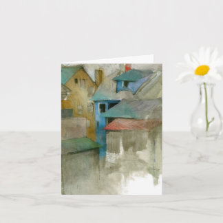 Carte de note pliée personnalisée